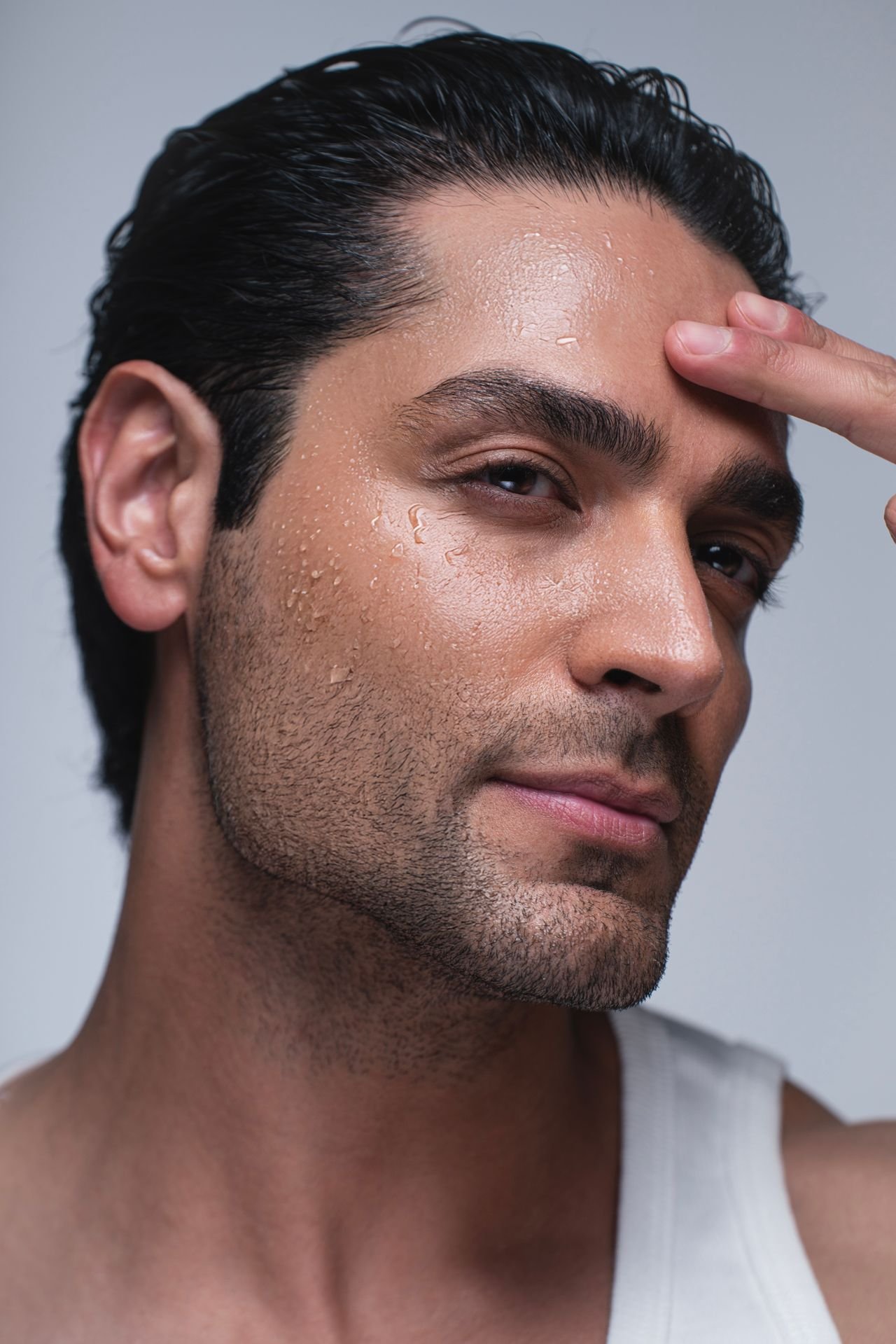 Modern men's wellness treatment